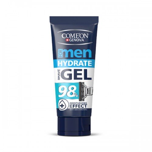 ژل اصلاح مردانه با خاصیت آبرسانی کامان - Comeon Hydrate Shave Gel For Men 175ml